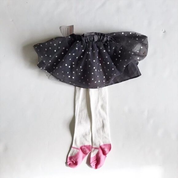 Gymboree NWT star print tutu tights 12-18 months - Picture 1 of 4